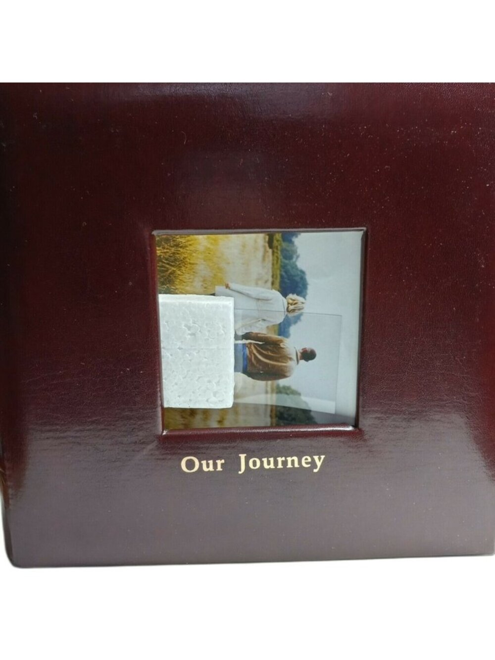 Vintage Brown Photo Book Album Slip IN Holds 200 4x6 Pictures 50 Pages